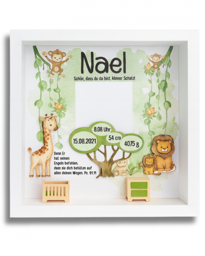 Personalisierte Babyrahmen - Handgemacht